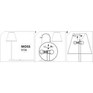 Lampa podłogowa czarna Moss | Nowodvorski - Elegancki design