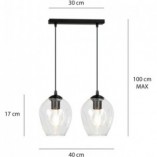 Lampa wisząca Istar II - Emibig, szklana, nowoczesna | Kup online