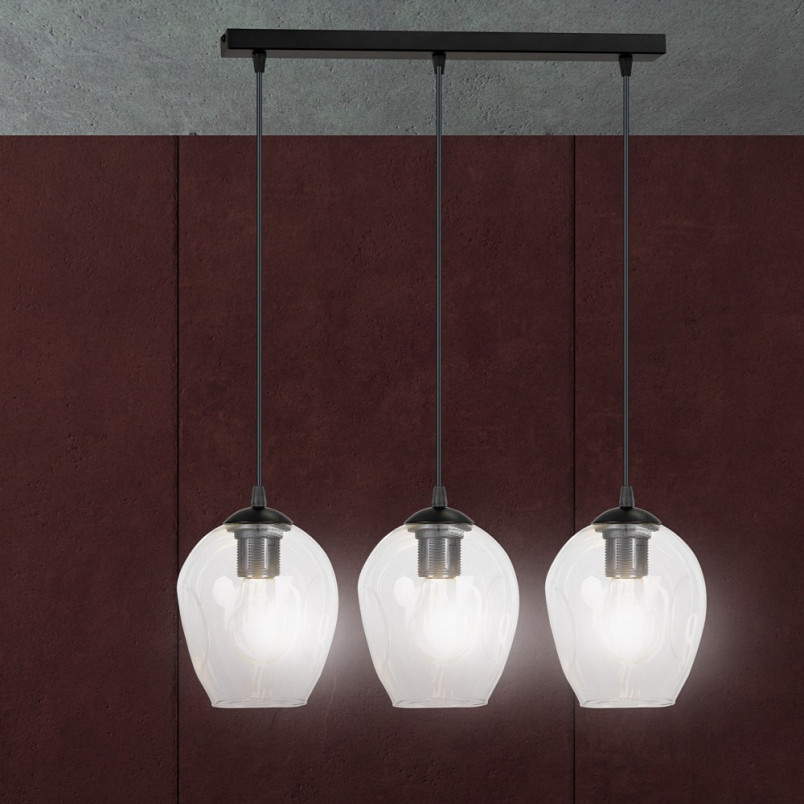 Lampa Wisząca Szklana Istar III - Emibig | Elegancki Design
