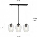Lampa Wisząca Szklana Istar III - Emibig | Elegancki Design