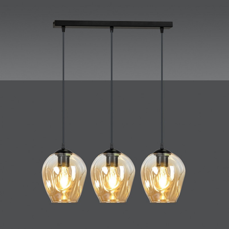 Lampa Wisząca Szklana Istar III | Emibig - 70cm
