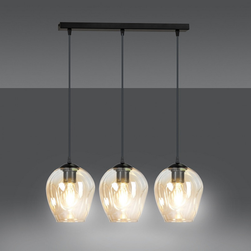 Lampa Wisząca Szklana Istar III | Emibig - 70cm