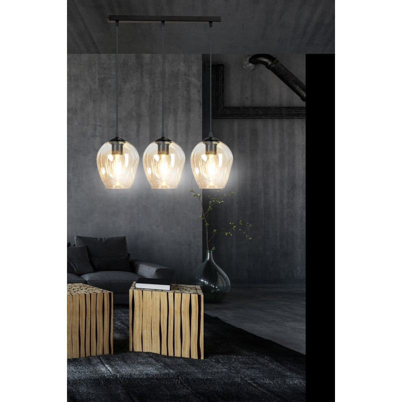 Lampa Wisząca Szklana Istar III | Emibig - 70cm