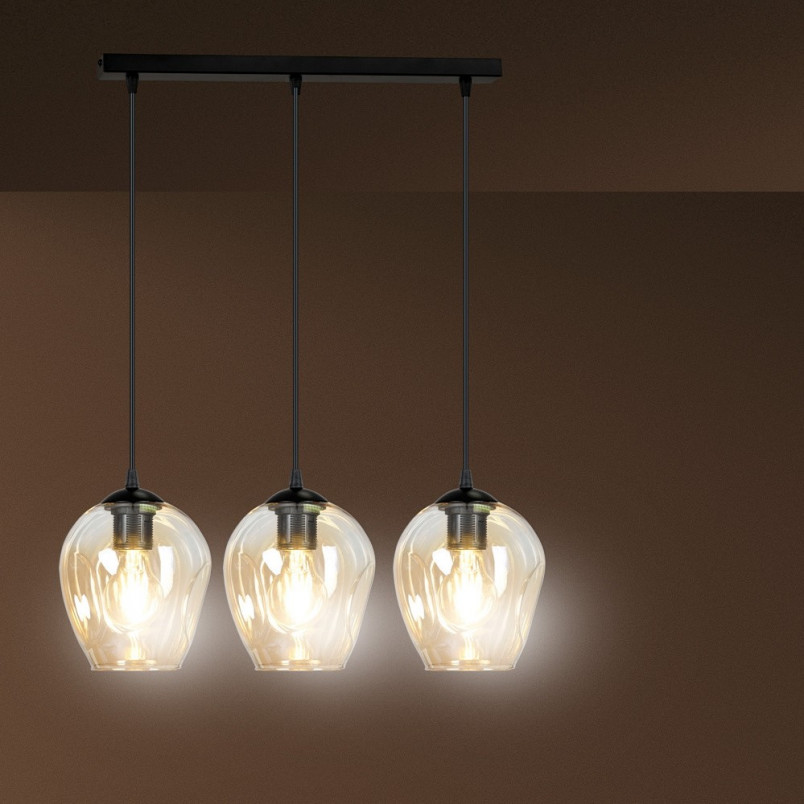 Lampa Wisząca Szklana Istar III | Emibig - 70cm
