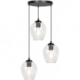 Lampa wisząca Istar III - Szkło, E27 | Emibig