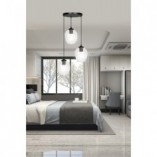 Lampa wisząca Istar III - Szkło, E27 | Emibig