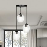 Lampa wisząca Istar III - Szkło, E27 | Emibig