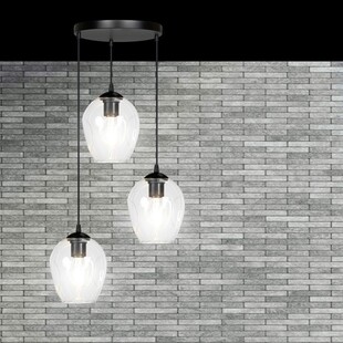 Lampa wisząca Istar III - Szkło, E27 | Emibig