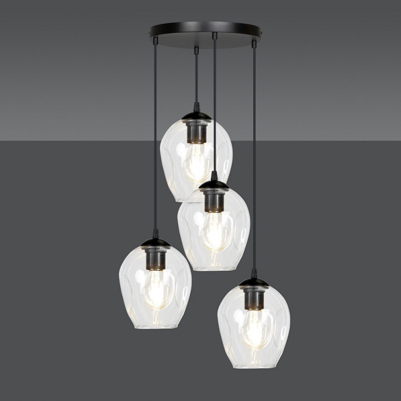 Lampa wisząca Istar IV | Szkło, E27 | Emibig - Kup teraz!