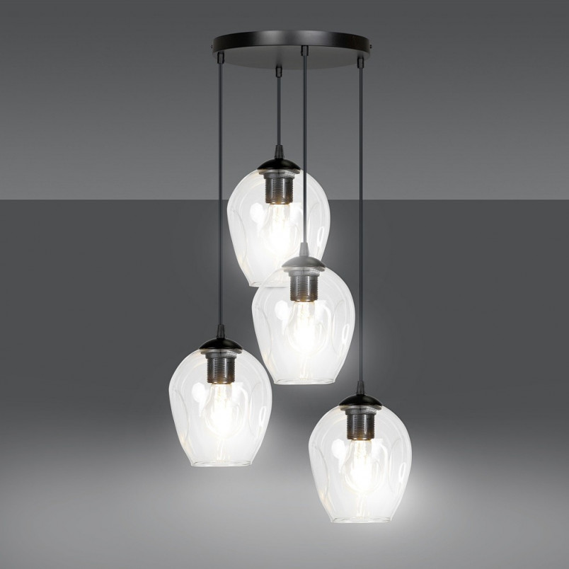 Lampa wisząca Istar IV | Szkło, E27 | Emibig - Kup teraz!