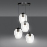 Lampa wisząca Istar IV | Szkło, E27 | Emibig - Kup teraz!