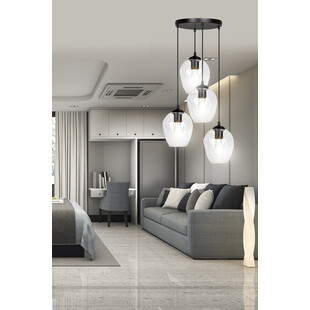 Lampa wisząca Istar IV | Szkło, E27 | Emibig - Kup teraz!