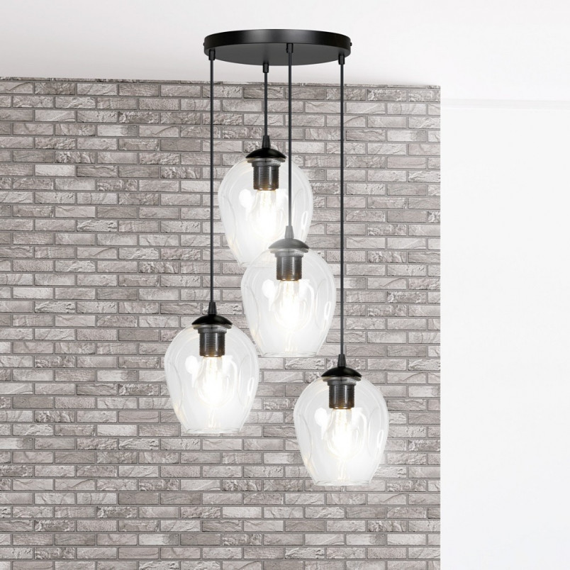 Lampa wisząca Istar IV | Szkło, E27 | Emibig - Kup teraz!