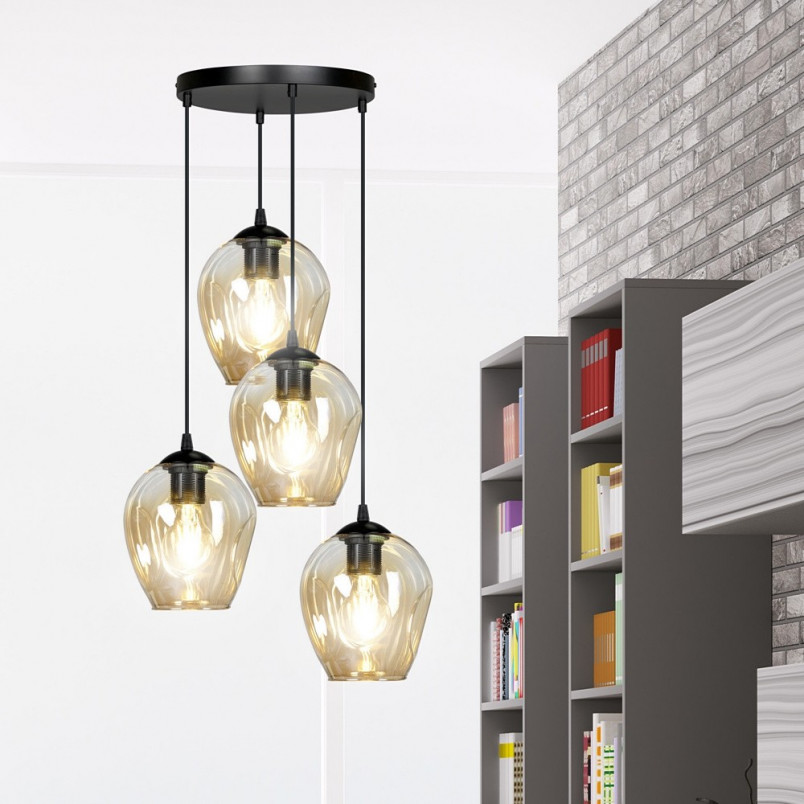 Lampa wisząca szklana Istar IV | Emibig - Elegancja i styl