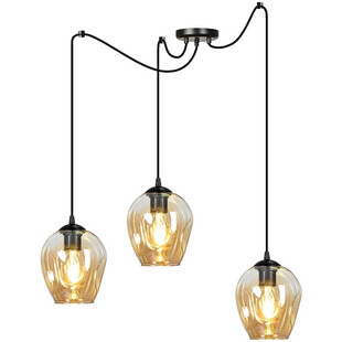 Lampa wisząca szklana "Pająk" Level III | Emibig