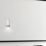 Lampa wisząca Fumiko 8cm biało-chromowana | Emibig