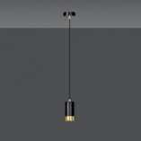 Lampa wisząca Fumiko czarno-złota | Emibig - Nowoczesny design