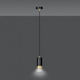Lampa wisząca Fumiko czarno-złota | Emibig - Nowoczesny design