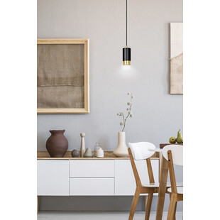 Lampa wisząca Fumiko czarno-złota | Emibig - Nowoczesny design