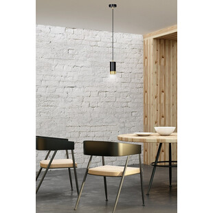 Lampa wisząca Fumiko czarno-złota | Emibig - Nowoczesny design
