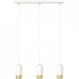 Lampa Wisząca Fumiko III | Biało-Złota | Emibig