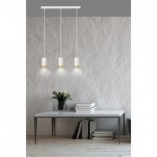 Lampa Wisząca Fumiko III | Biało-Złota | Emibig