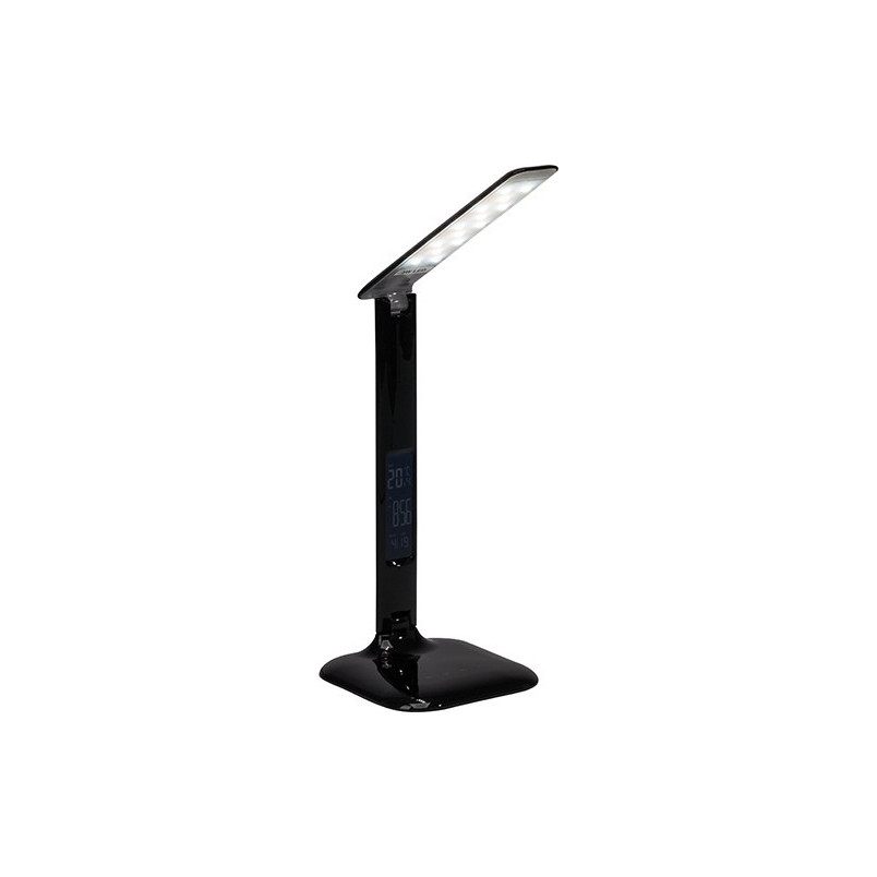 Lampa biurkowa LED Glenn z zegarem | Brilliant
