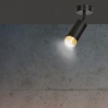 Reflektor Hiro czarno-złoty Emibig - Nowoczesne Oświetlenie