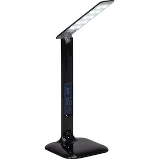 Lampa biurkowa LED Glenn z zegarem | Brilliant