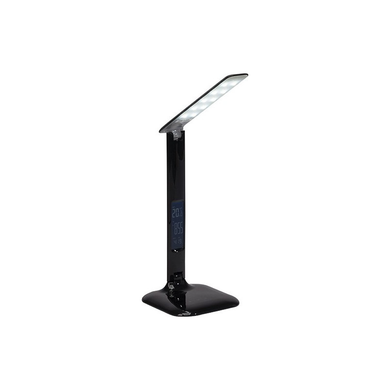 Lampa biurkowa LED Glenn z zegarem | Brilliant