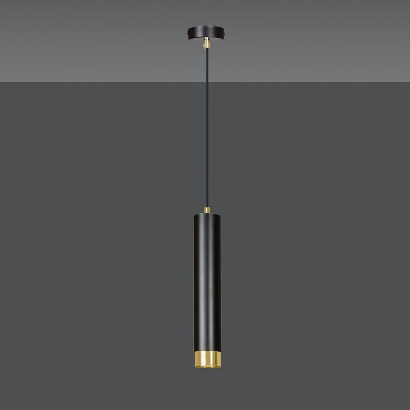 Lampa wisząca Kibo czarno-złota | Emibig - Nowoczesny design