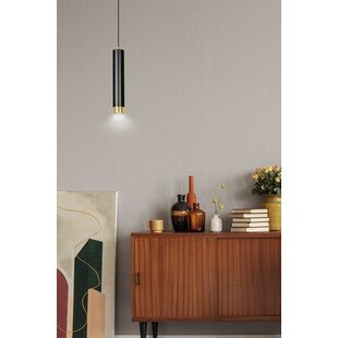 Lampa wisząca Kibo czarno-złota | Emibig - Nowoczesny design