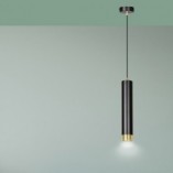 Lampa wisząca Kibo czarno-złota | Emibig - Nowoczesny design