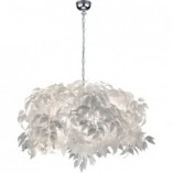 Lampa wisząca Leavy 70cm chrom Reality | Stylowe oświetlenie