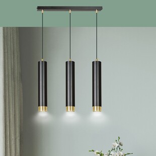 Lampa wisząca Kibo III czarno-złota Emibig | Nowoczesne oświetlenie