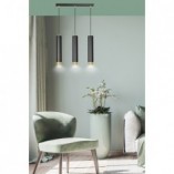 Lampa wisząca Kibo III czarno-złota Emibig | Nowoczesne oświetlenie
