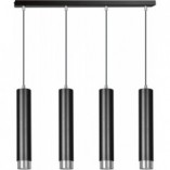 Lampa Wisząca Kibo IV Czarno-Chromowana Emibig - 60cm