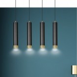 Lampa wisząca Kibo IV czarno-złota | Emibig - 60cm