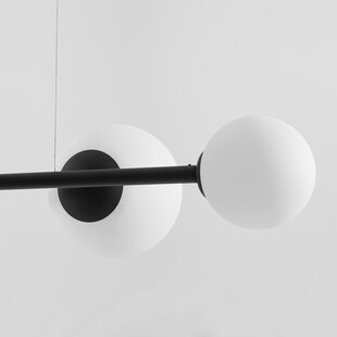 Lampa wisząca Dione VI czarno-biała Aldex | Sklep z lampami