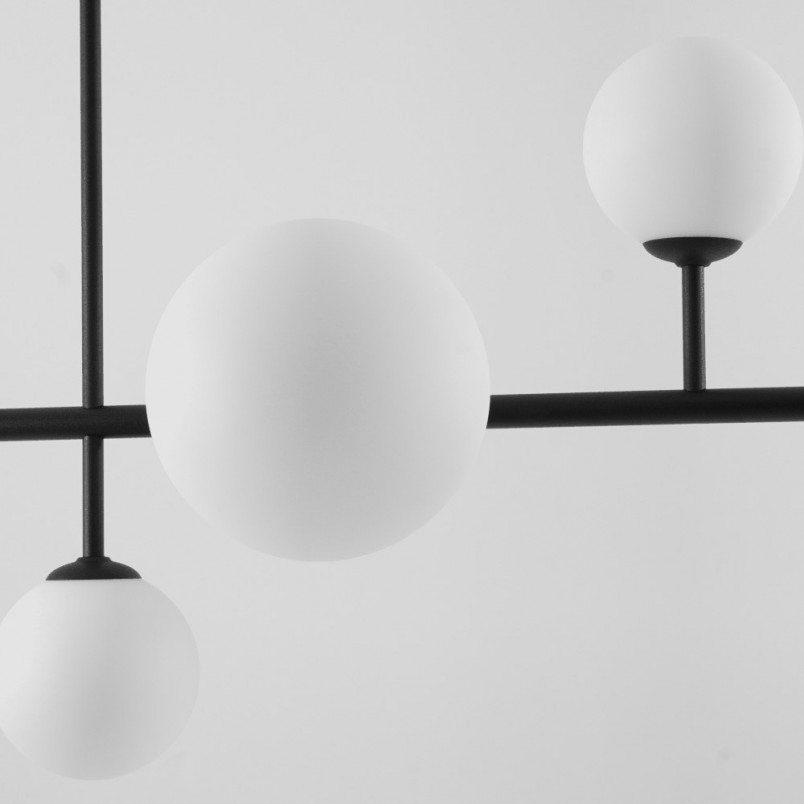 Lampa wisząca Dione VI czarno-biała Aldex | Sklep z lampami