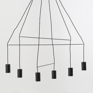 Lampa sufitowa minimalistyczna Imbria VI Czarna marki Nowodvorski