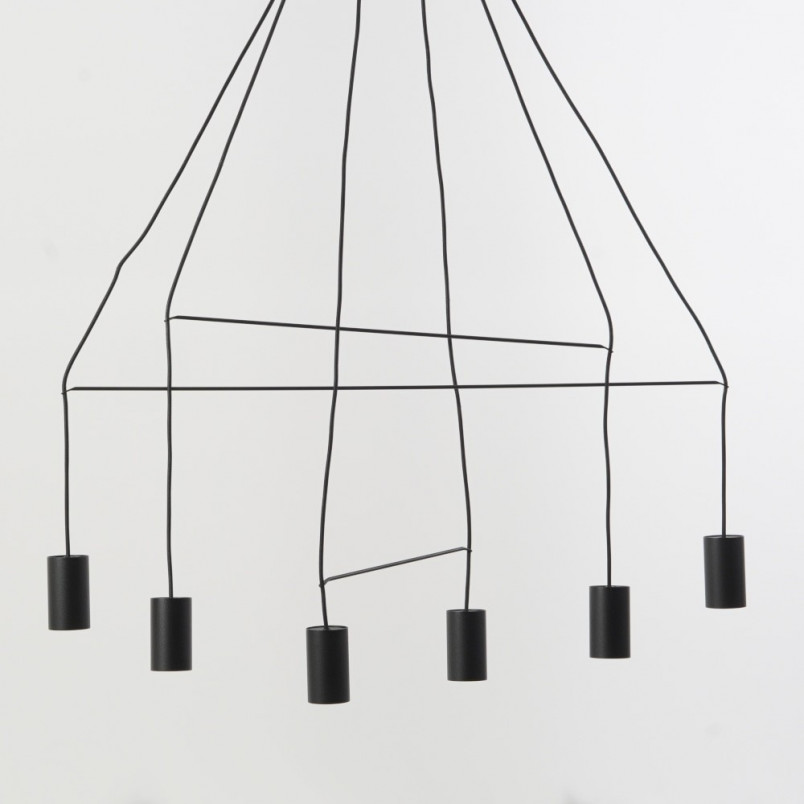 Lampa sufitowa Imbria VI 120cm czarna | Nowodvorski