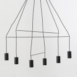 Lampa sufitowa Imbria VI 120cm czarna | Nowodvorski