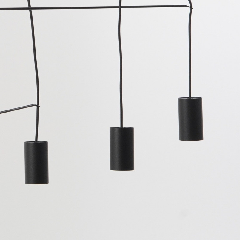 Lampa sufitowa Imbria VI 120cm czarna | Nowodvorski