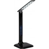 Lampa biurkowa LED Glenn z zegarem | Brilliant