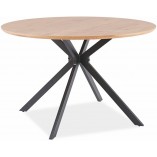 Stół okrągły industrialny Aster 120cm Signal - Stylowy i funkcjonalny