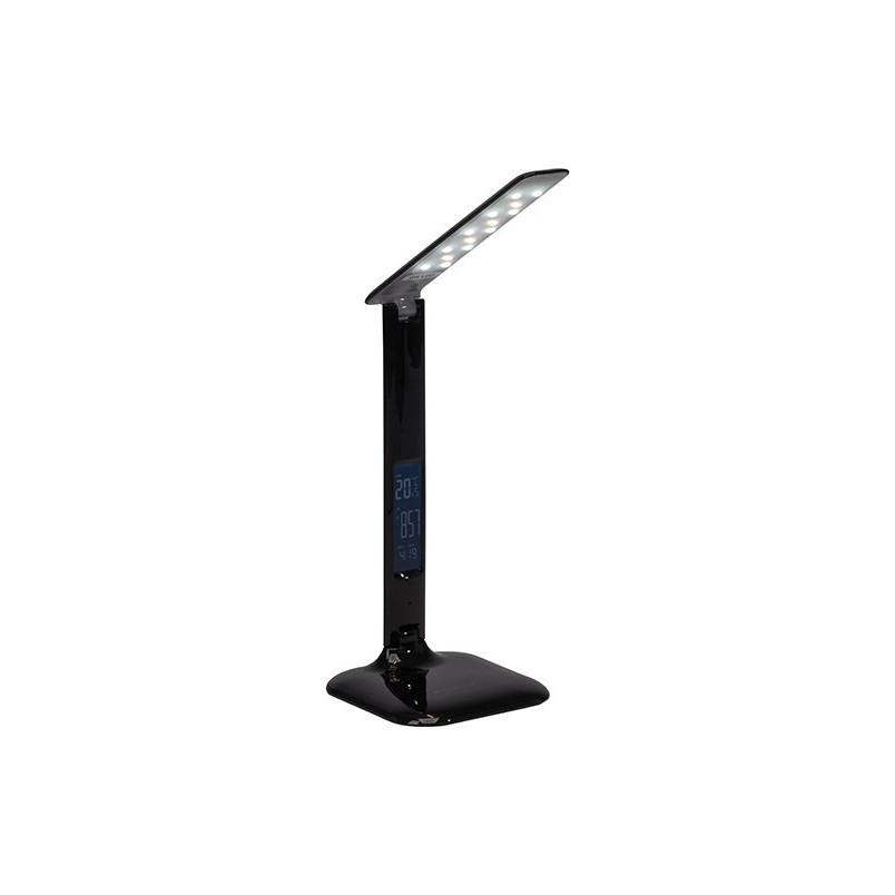 Lampa biurkowa LED Glenn z zegarem | Brilliant