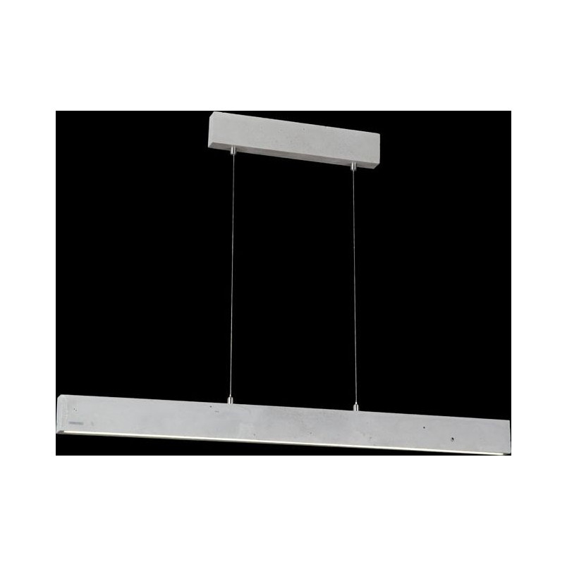 Lampa Betonowa Wisząca LoftLight Concrete Line | Szara, 106cm