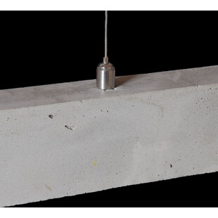 Lampa Betonowa Wisząca LoftLight Concrete Line | Szara, 106cm