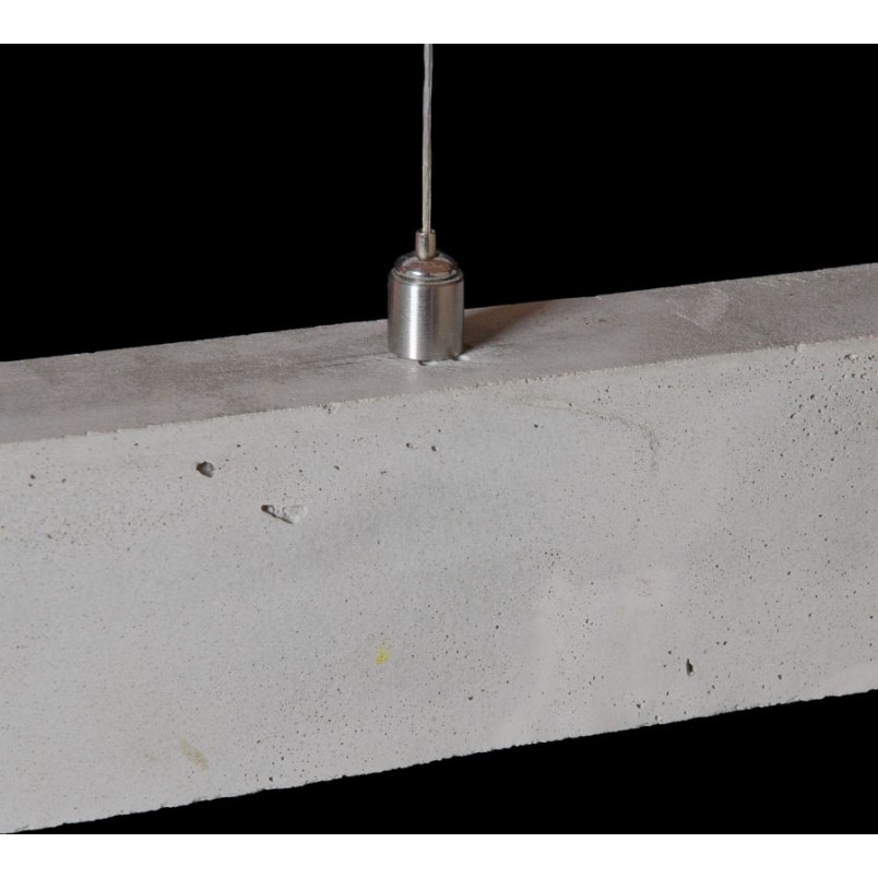 Lampa Betonowa Wisząca LoftLight Concrete Line | Szara, 106cm